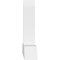 Ekena Millwork Portland Architectural Grade PVC Gable Bracket, 36"W x 19 1/2"H x 4"D x 4"F, 13/12 Pitch GBP036X20X0404POR00 - alternate 2